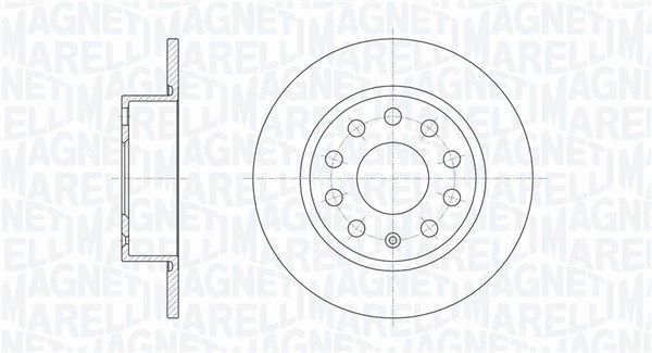 MAGNETI MARELLI Jarrulevy 361302040115